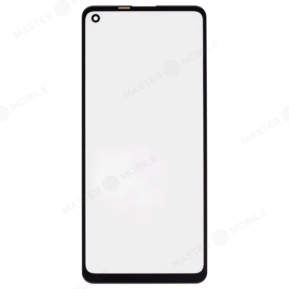 Стекло модуля для Samsung A217 Galaxy A21s + OCA (черный)