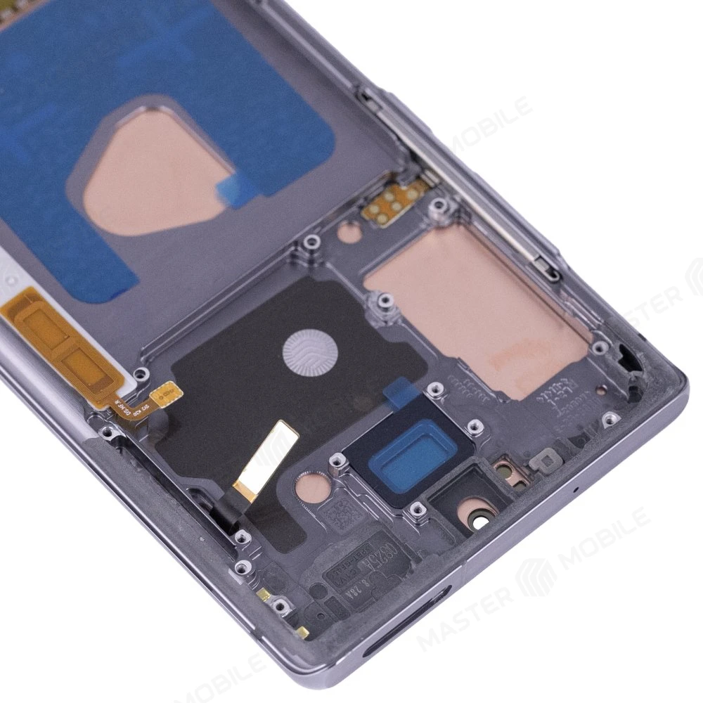 Дисплей для Samsung N980 Galaxy Note 20 / N981 Galaxy Note 20 5G + тачскрин (серый) (в рамке) (OLED) (Full Size) фото №3