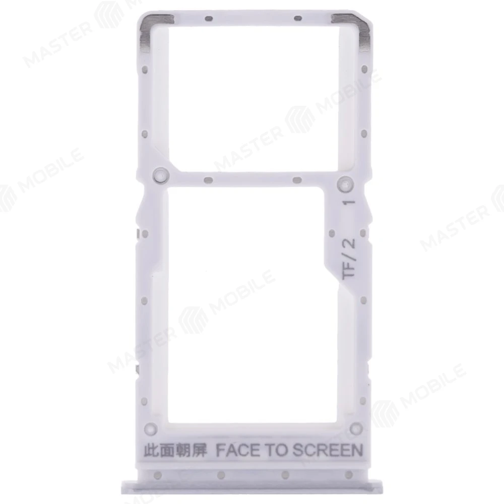 Держатель сим-карты для Xiaomi Redmi Note 10T 5G (M2103K19Y) (белый)  фото №1