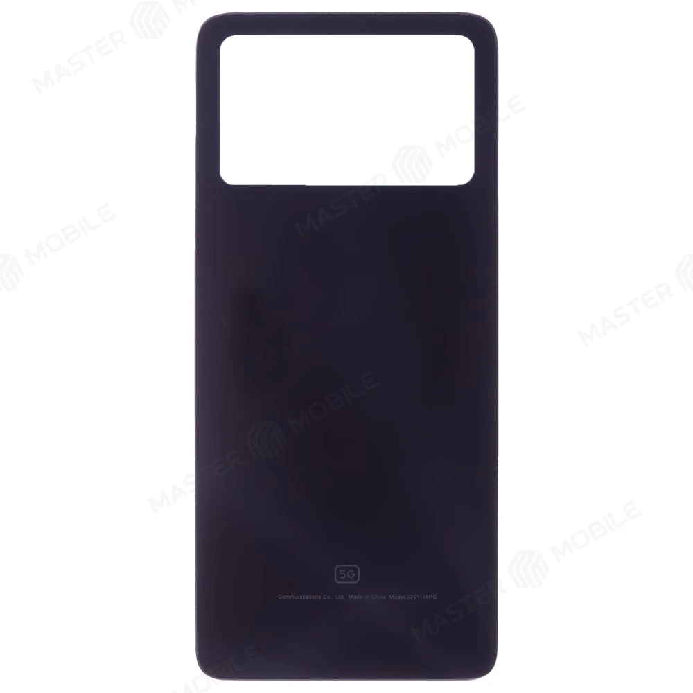 Задняя крышка для Xiaomi Poco X4 Pro 5G (2201116PG) (черный)