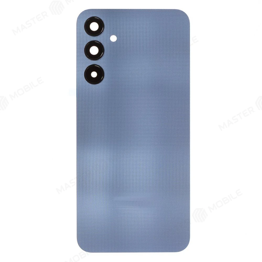 Задняя крышка для Samsung A256E Galaxy A25 5G (синий) (в сборе со стеклом камеры) (ORIG100) фото №1