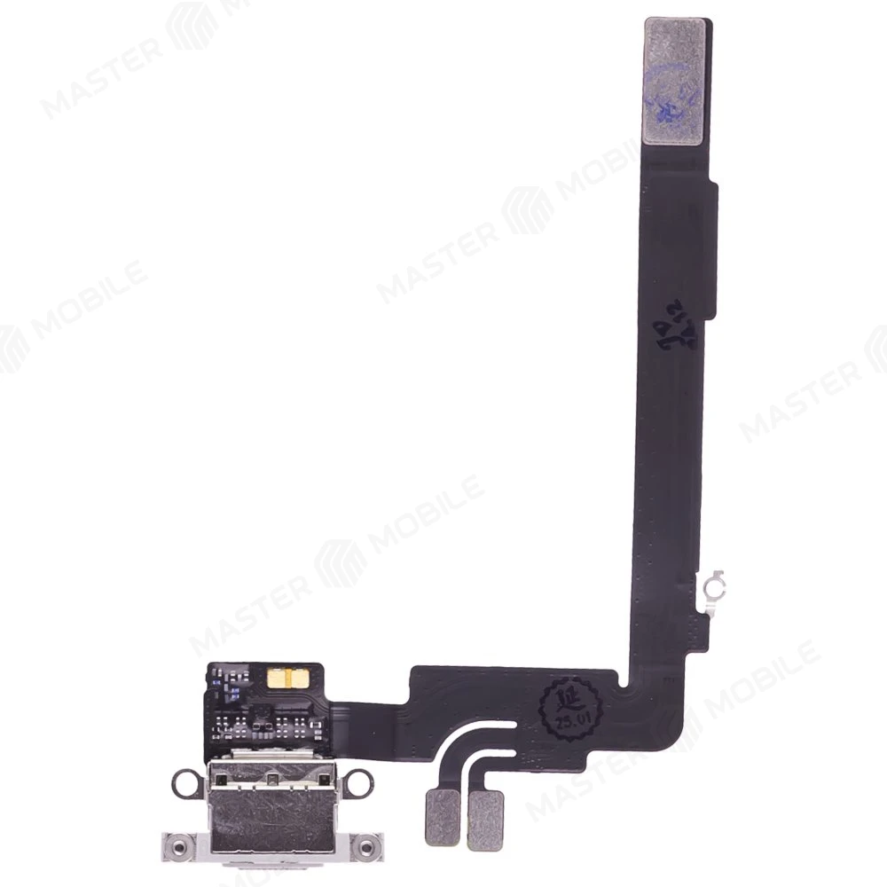 Шлейф для Apple iPhone 16 Pro Max с комп. + разъем зарядки (белый) (ORIG100)  фото №1