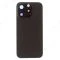 Задняя крышка для Apple iPhone 15 Pro (черный) (в сборе со стеклом камеры и шлейфом) (Premium)  фото №1
