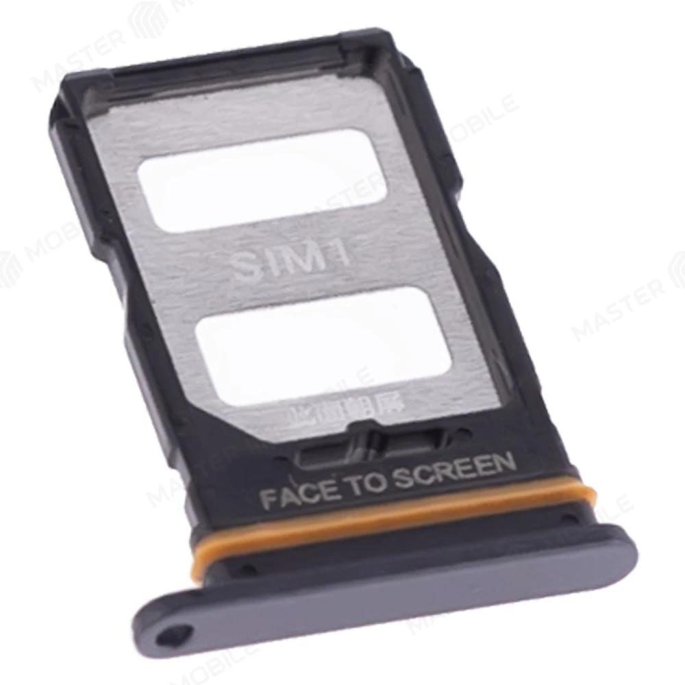 Держатель сим-карты для Xiaomi Poco X4 GT (22041216G) (черный) фото №3