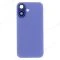 Задняя крышка для Apple iPhone 16 (синий) (в сборе со стеклом камеры и шлейфом) (Premium)  фото №1