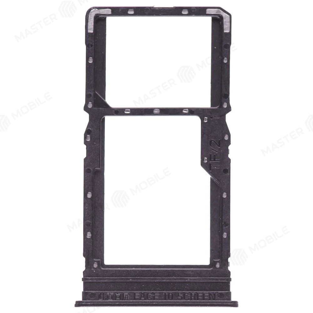 Держатель сим-карты для Xiaomi Poco M6 4G (2404АРC5FG) (черный)  фото №1