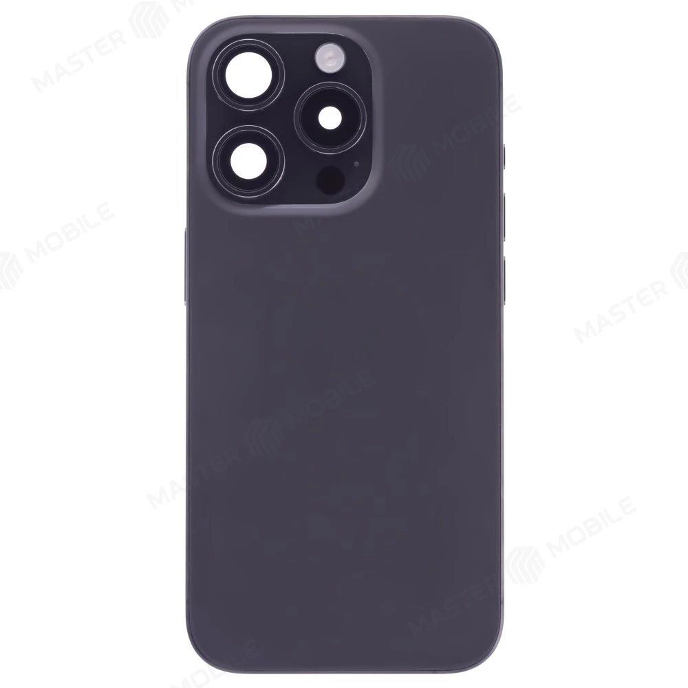 Корпус для Apple iPhone 15 Pro (черный) (в сборе) (с разбора) (ORIG100) (возможен дефект ЛКП)