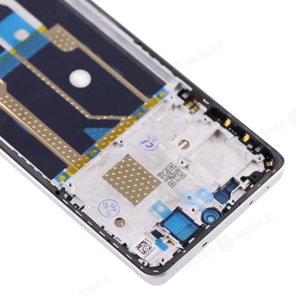 Дисплей для Realme GT 6 (RMX3851) + тачскрин (серебристый) (в рамке) (ORIG100) (SP) фото №3