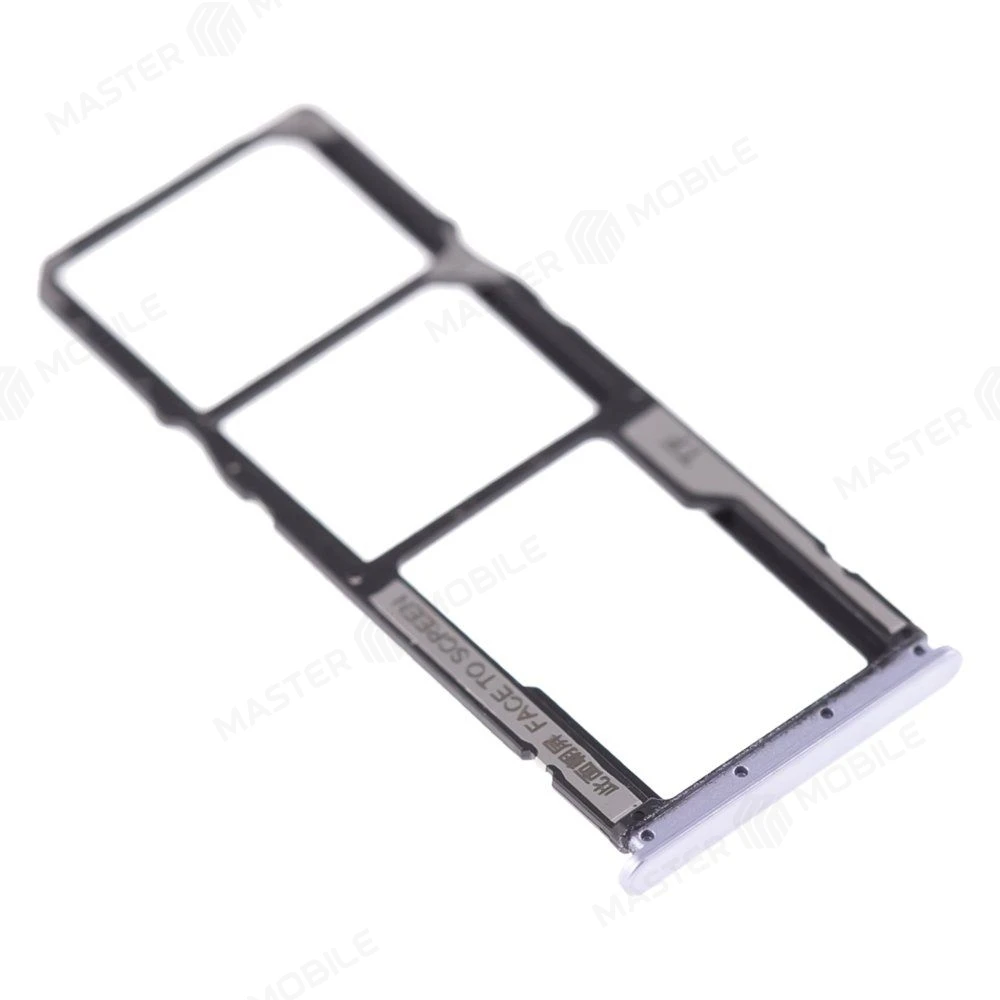 Держатель сим-карты для Xiaomi Poco M5s (2207117BPG) (серебристый) фото №3