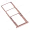 Держатель сим-карты для Samsung A515 Galaxy A51 / A715 Galaxy A71 (розовый) фото №3