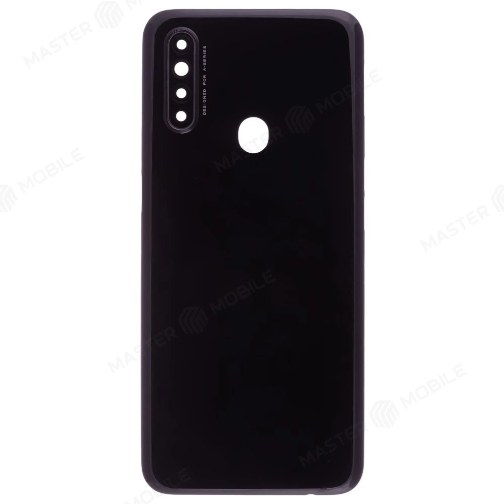 Задняя крышка для OPPO A31 (CPH2015) (черный) (в сборе со стеклом камеры)