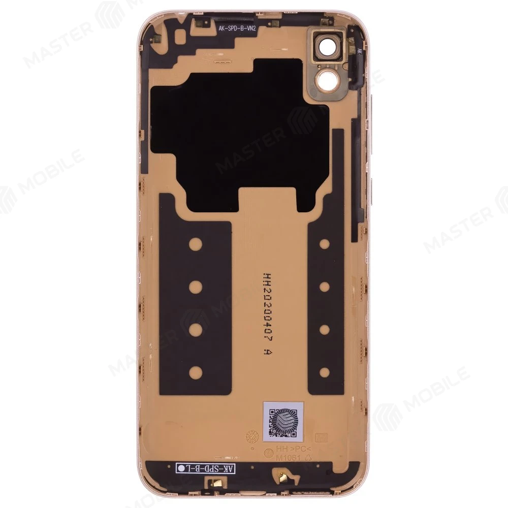 Задняя крышка для Huawei Honor 8S (KSA-LX9) (золотистый) (в сборе со стеклом камеры) фото №2