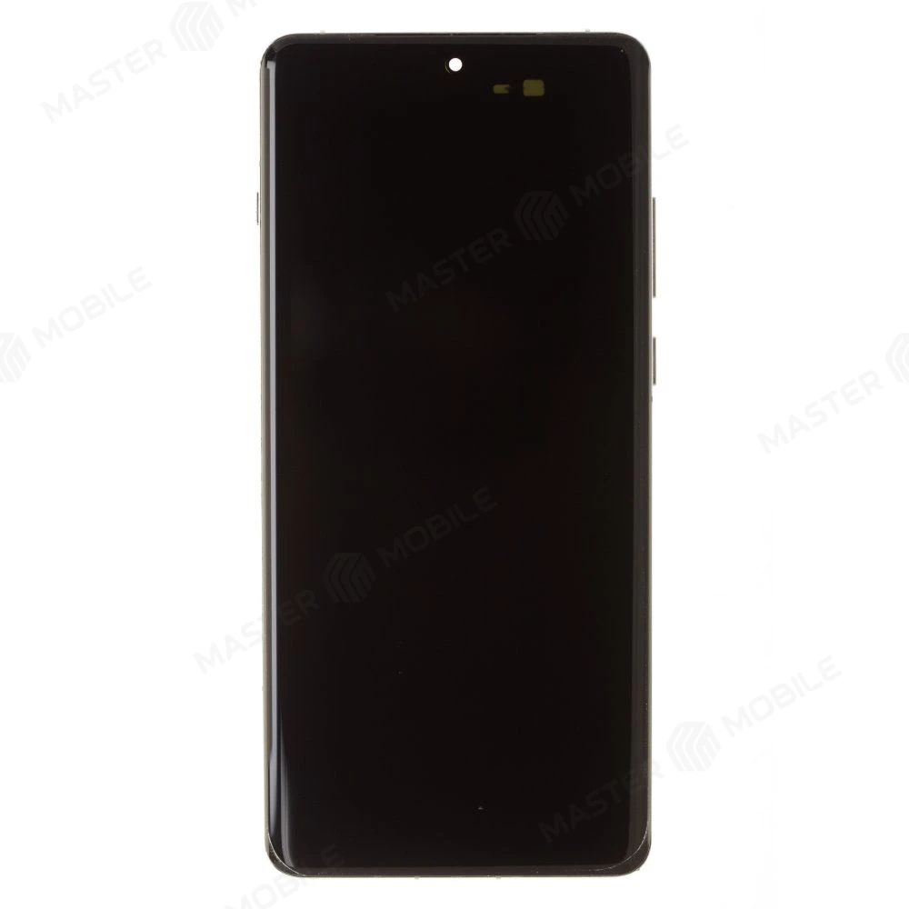 Дисплей для OnePlus 12 (PJD110) + тачскрин (серебристый) (в рамке) (ORIG100) (SP) фото №1