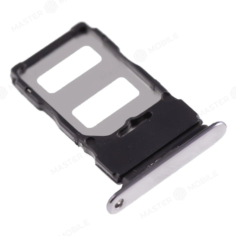 Держатель сим-карты для Xiaomi Mi 10T Pro 5G (M2007J3SG) (серебристый)  фото №3