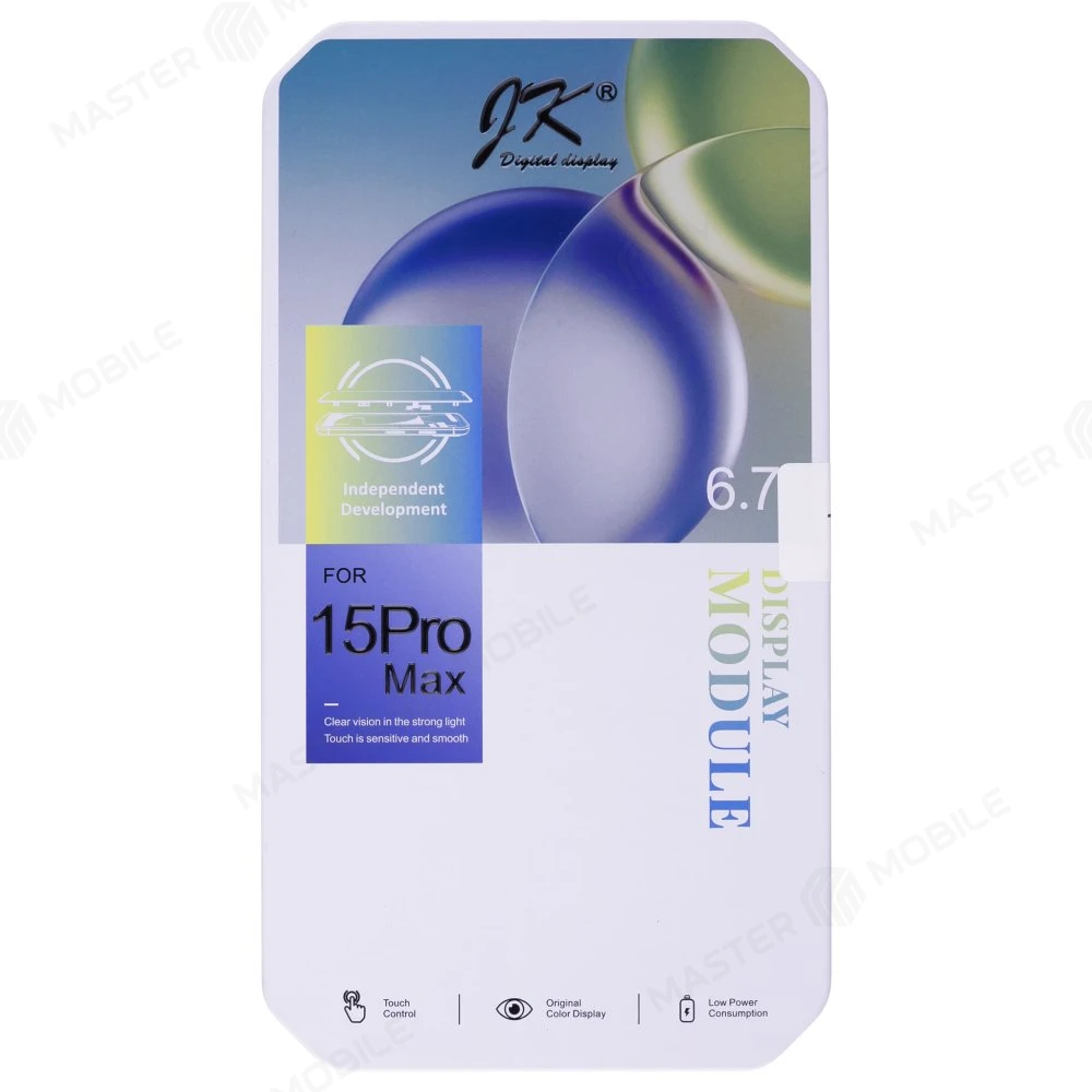 Дисплей для Apple iPhone 15 Pro Max + тачскрин (черный) (JK) (In-Cell) (площадка под IC) фото №5