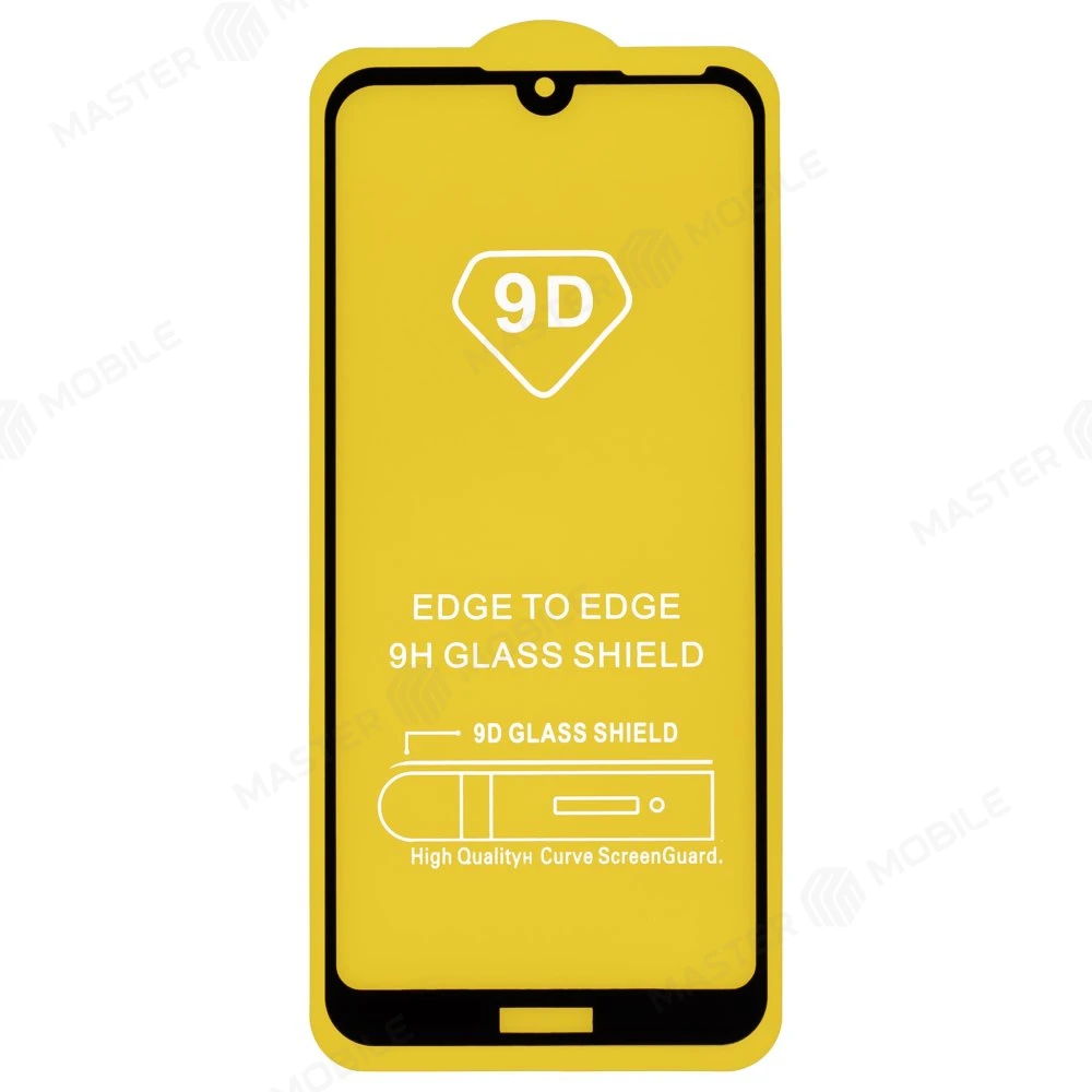 Защитное стекло тех. пак. для Huawei Honor 8A (JAT-LX1/JAT-L29) / Honor 8A Pro (JAT-L41) / Y6 2019 (MRD-LX1F) и др. (черный) (эконом)