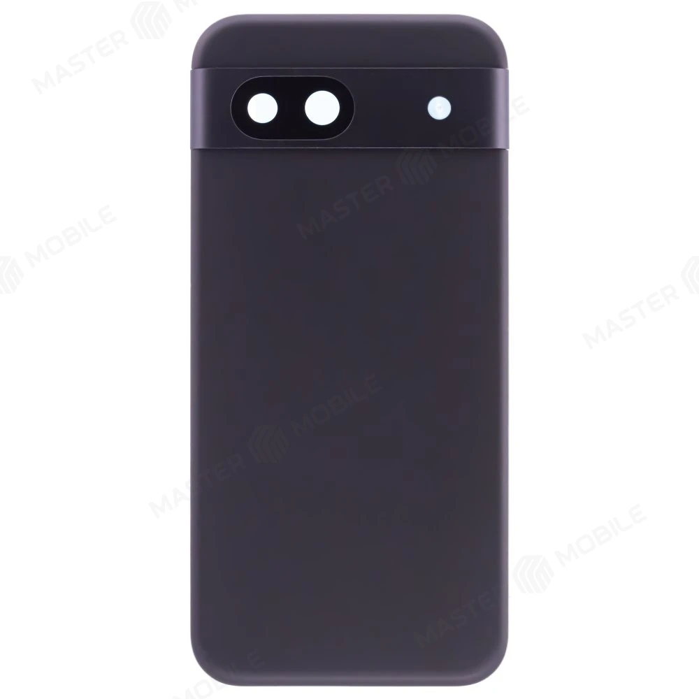 Задняя крышка для Google Pixel 8A (GKV4X/G6GPR/G8HHN/G576D) (черный) (в сборе со стеклом камеры)