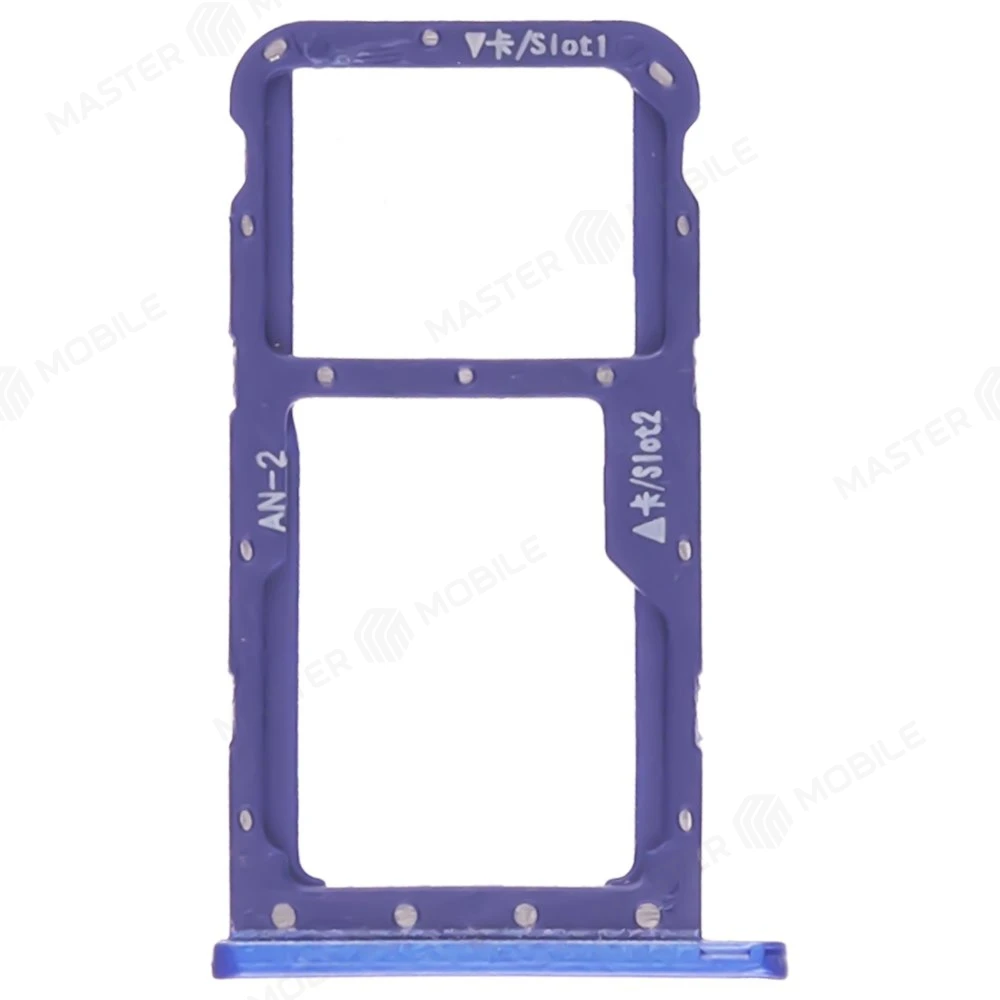 Держатель сим-карты для Huawei P20 Lite (ANE-LX1) / Nova 3E (ANE-AL00) (синий) фото №1