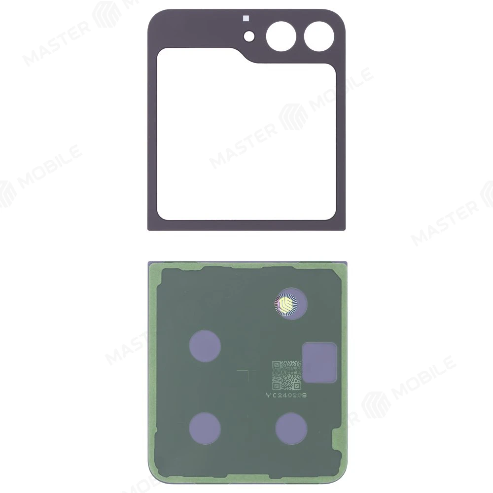 Задняя крышка для Samsung F741 Galaxy Z Flip 6 (желтый) (комплект) фото №2