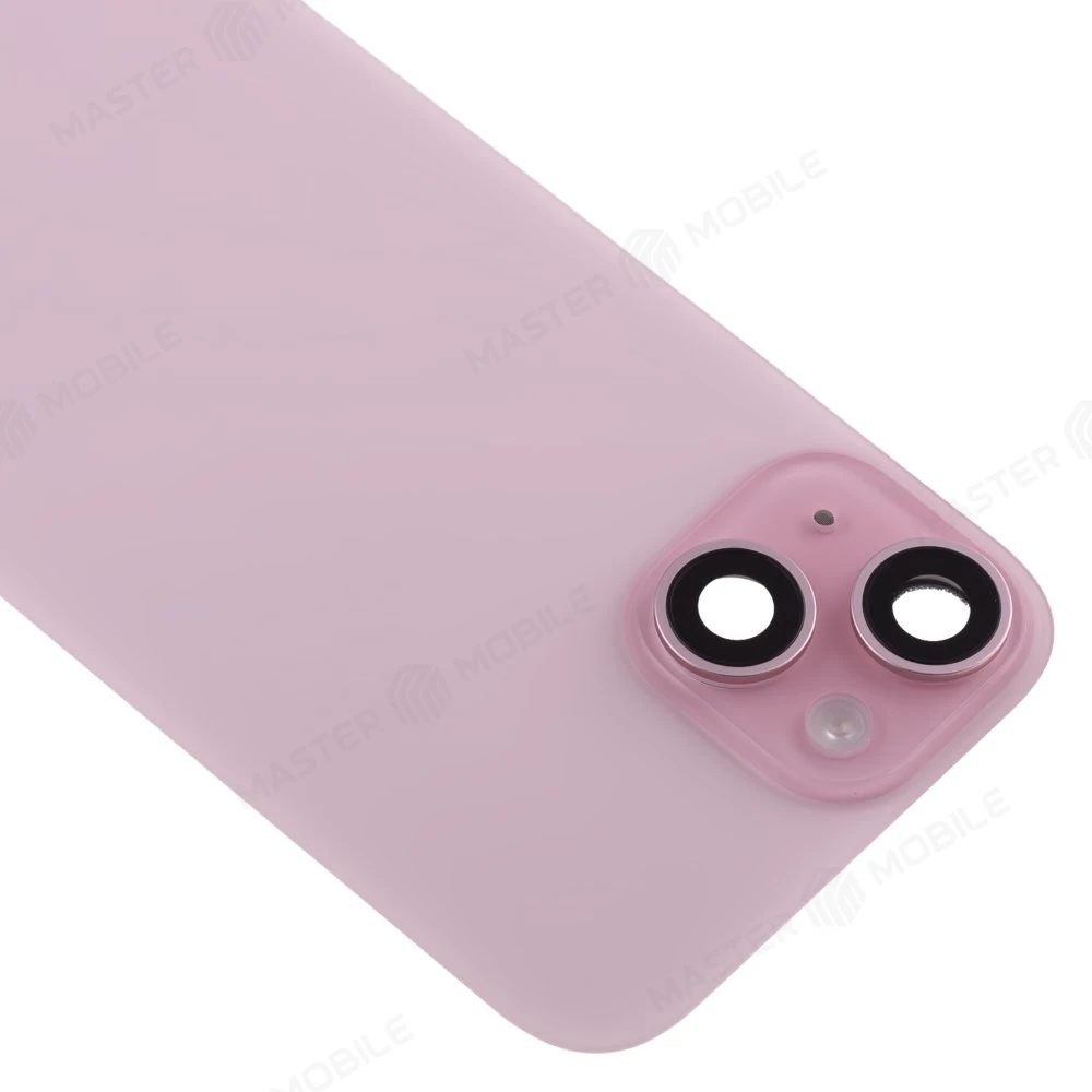 Задняя крышка для Apple iPhone 15 (розовый) (в сборе) (с разбора) (ORIG100) (возможен дефект ЛКП) фото №3