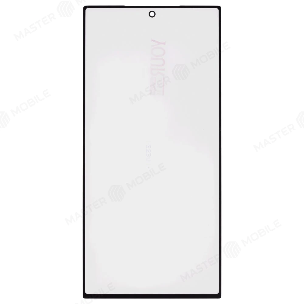 Стекло модуля для Samsung S918 Galaxy S23 Ultra + OCA (черный) (Musttby) (Premium)  фото №1