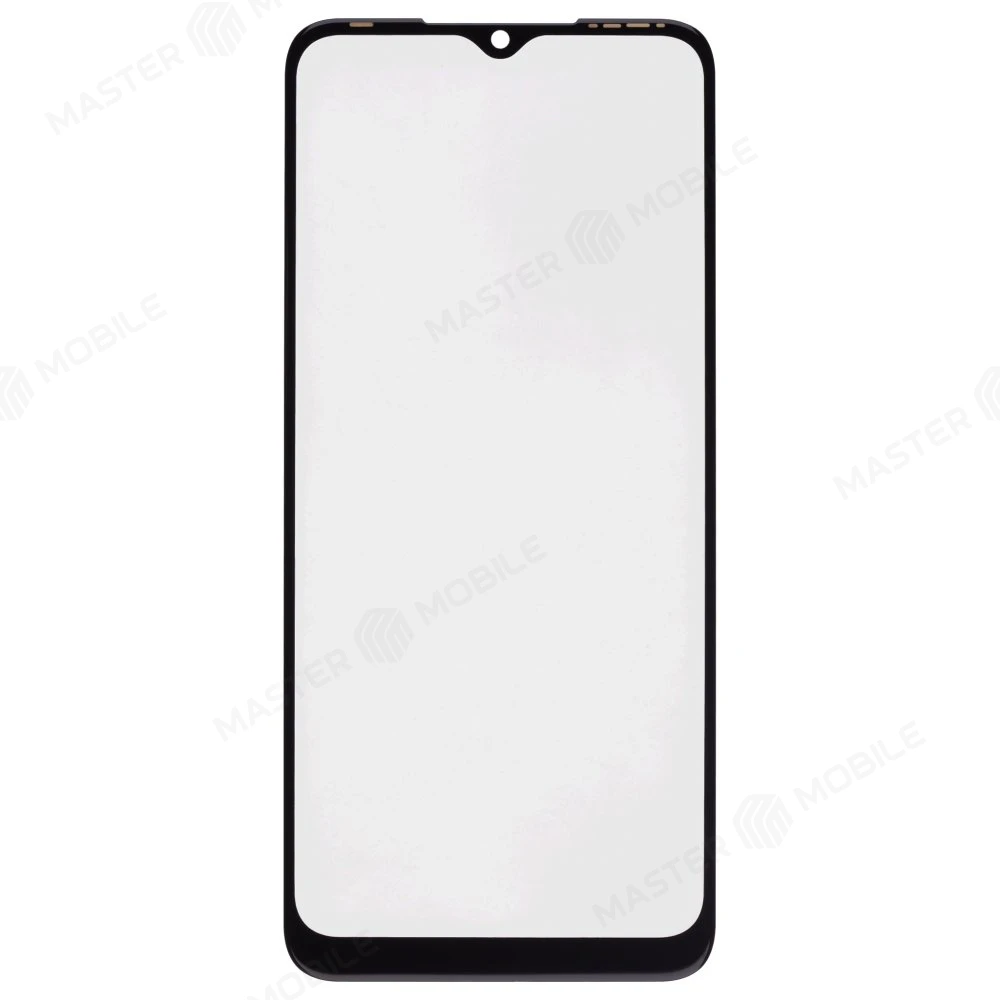 Стекло модуля для Tecno Spark 7 (KF6N) + OCA (черный)
