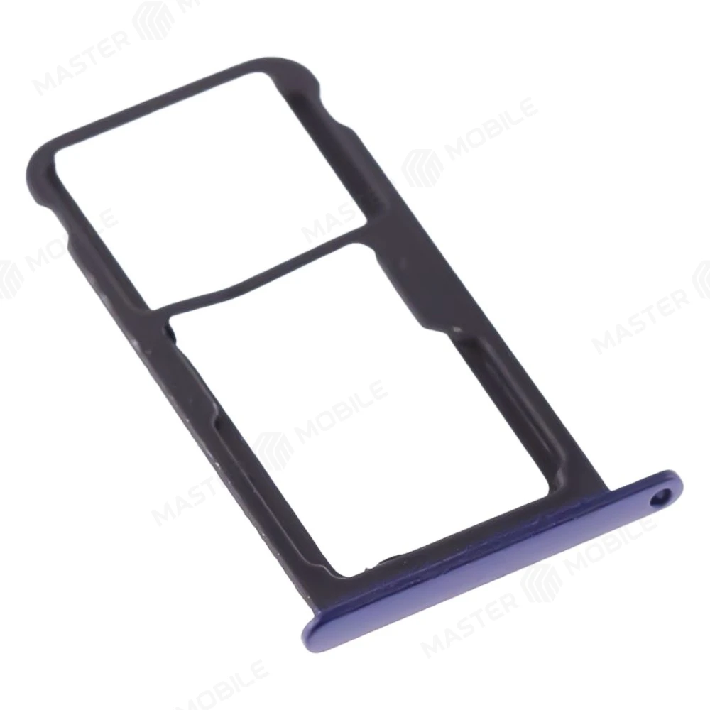 Держатель сим-карты для Huawei Honor 8 Lite (PRA-TL10) (синий) фото №3