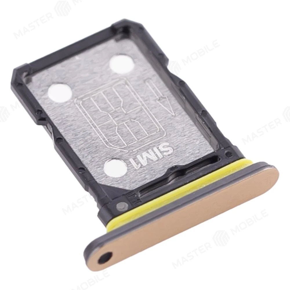 Держатель сим-карты для Realme 11 Pro 5G (RMX3771) / 11 Pro+ 5G (RMX3741) (золотистый) фото №3