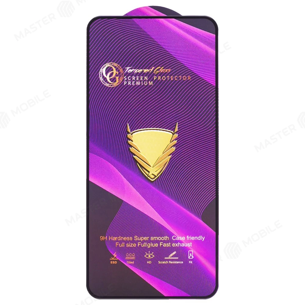 Защитное стекло OG Glass (3 в 1) для Samsung S901 Galaxy S22 / S911 Galaxy S23 (черный) фото №1