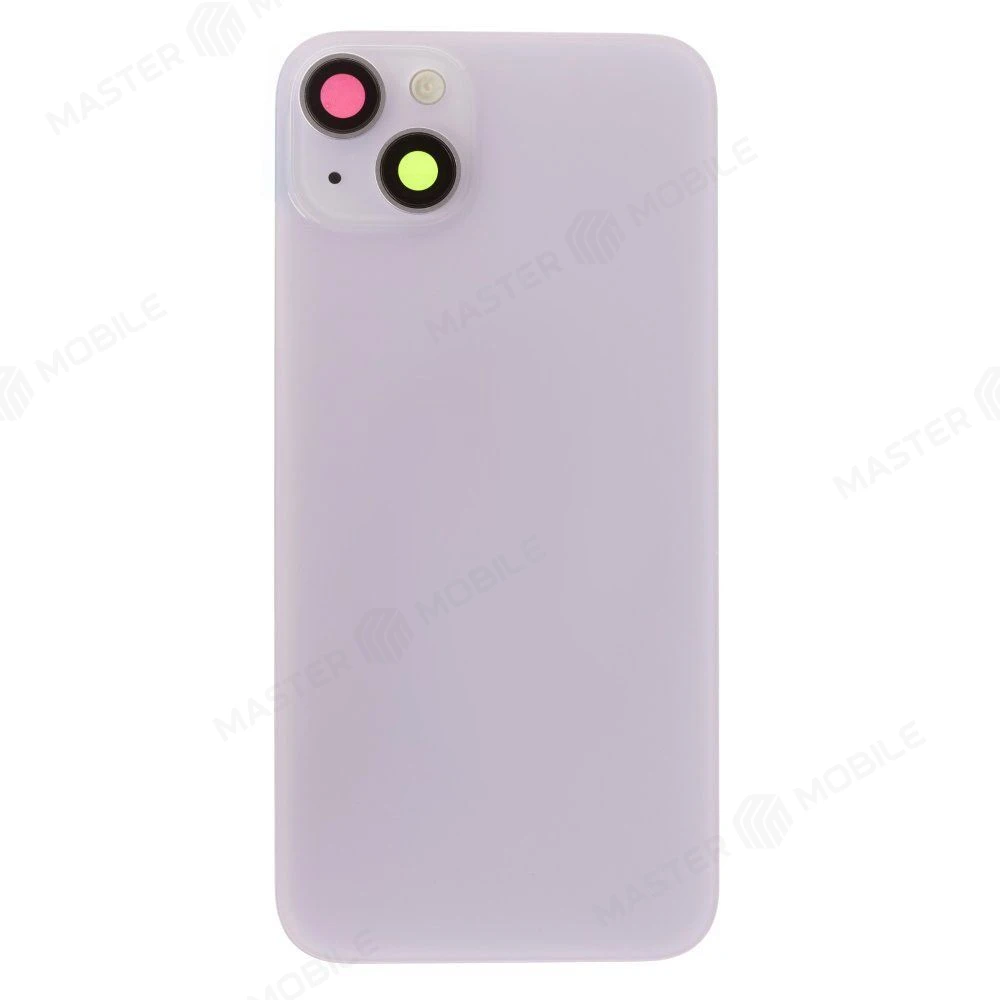 Задняя крышка для Apple iPhone 14 Plus (фиолетовый) (в сборе со стеклом камеры и шлейфом) (Premium)  фото №1