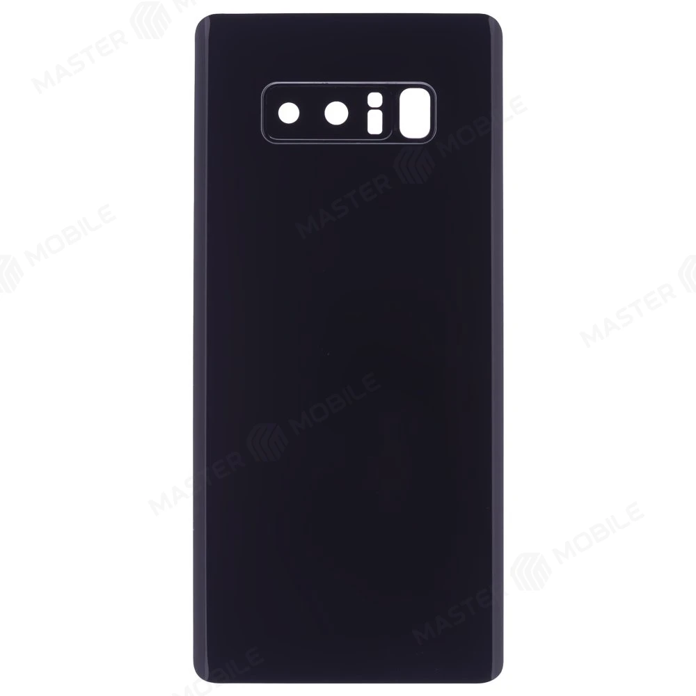 Задняя крышка для Samsung N950 Galaxy Note 8 (черный) (в сборе со стеклом камеры)