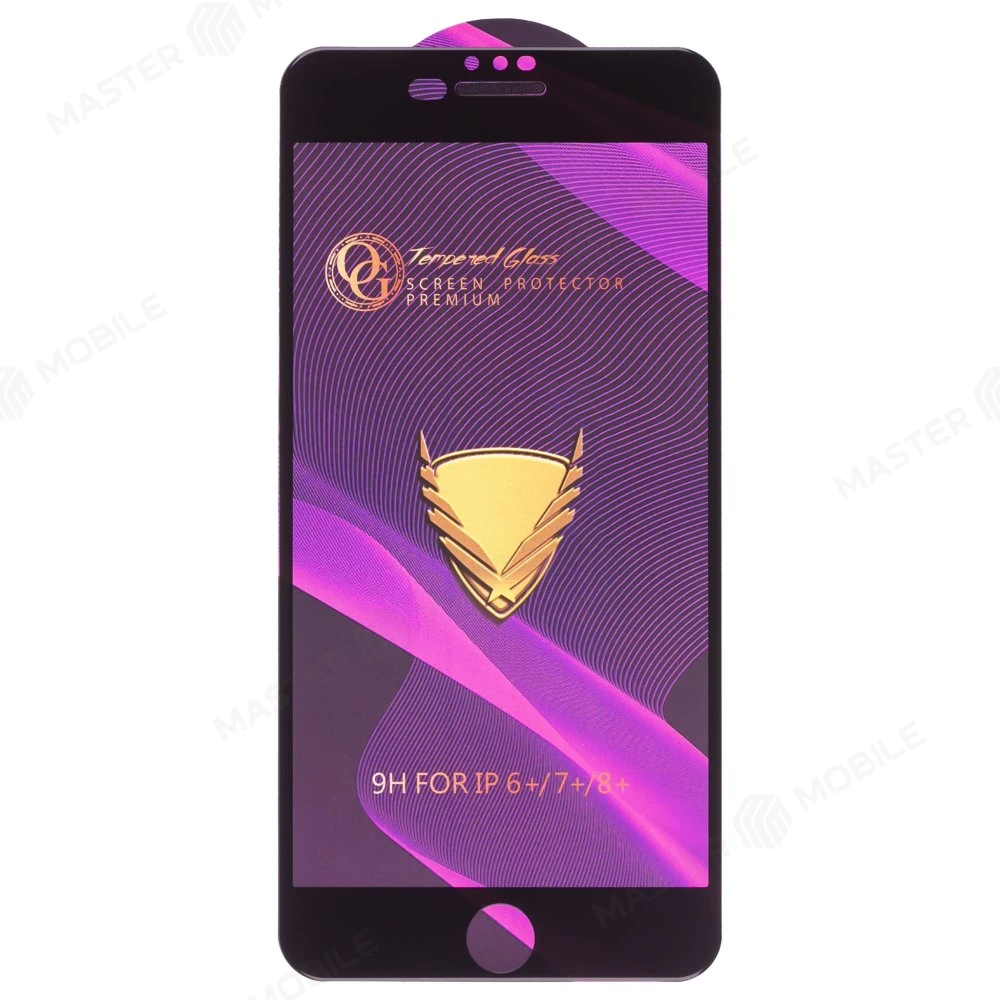 Защитное стекло OG Glass (3 в 1) для Apple iPhone 7 Plus / iPhone 8 Plus (черный)