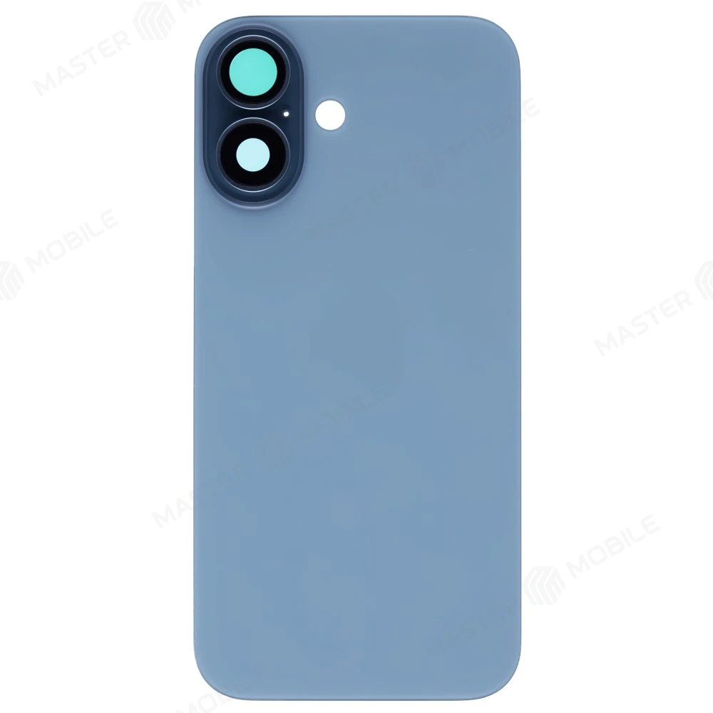 Задняя крышка для Apple iPhone 16 (зеленый) (в сборе со стеклом камеры) (Premium)