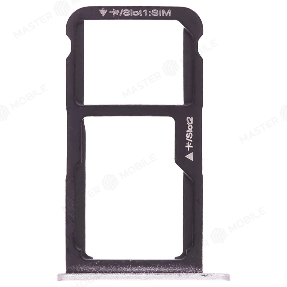 Держатель сим-карты для Huawei Honor 8 Lite (PRA-TL10) (серебристый) фото №1