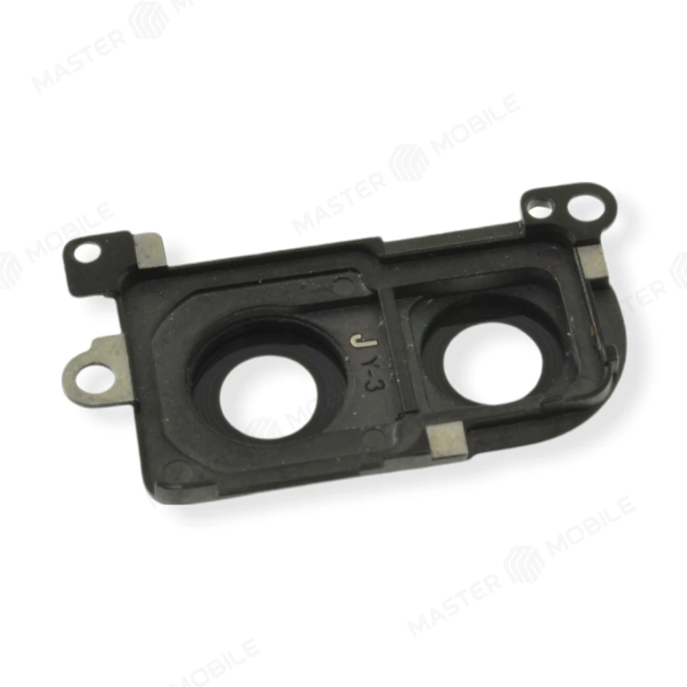 Стекло задней камеры для Xiaomi Mi 8 Lite (M1808D2TG) (черный) (в рамке) фото №2