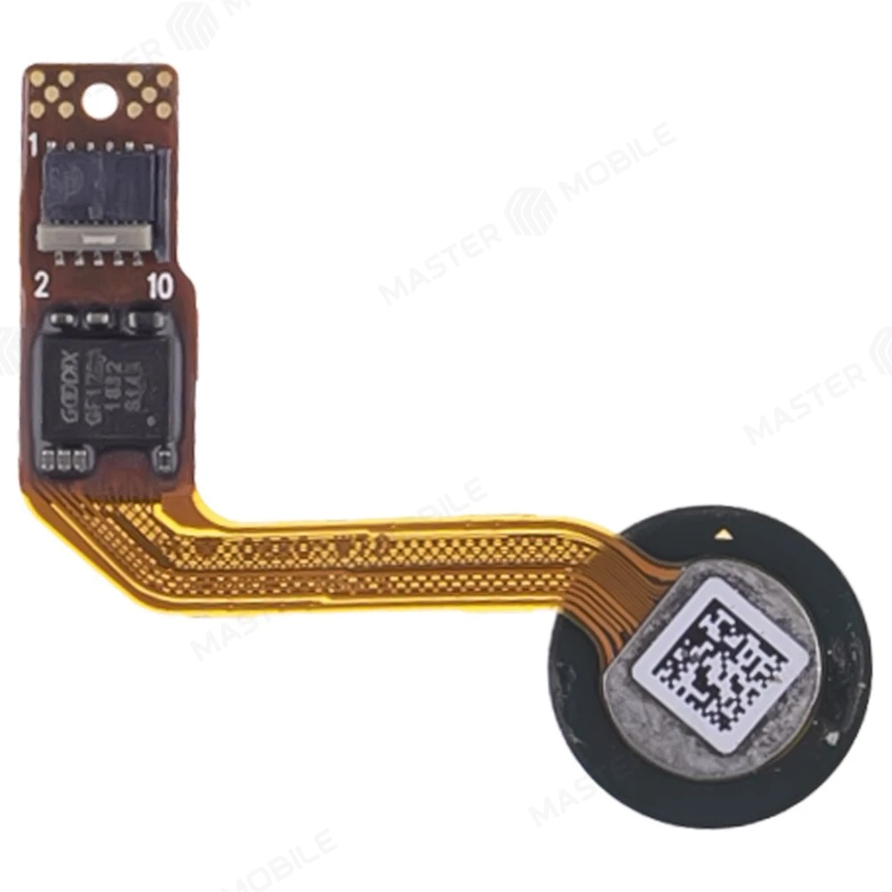 Шлейф для Huawei Mate 20 (HMA-L29) с комп. + сканер отпечатка пальца (серый)  фото №2