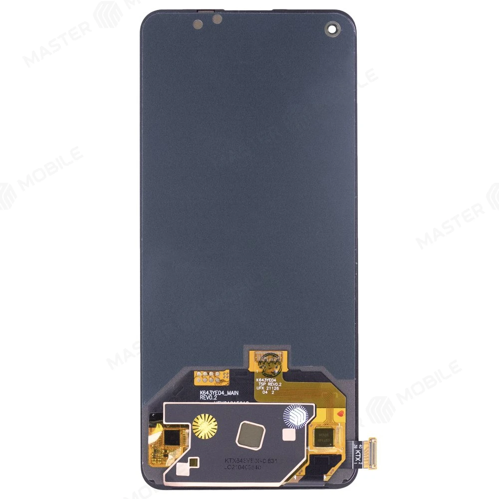 Дисплей для Realme GT 5G (RMX2202) + тачскрин (черный) (OLED) фото №2