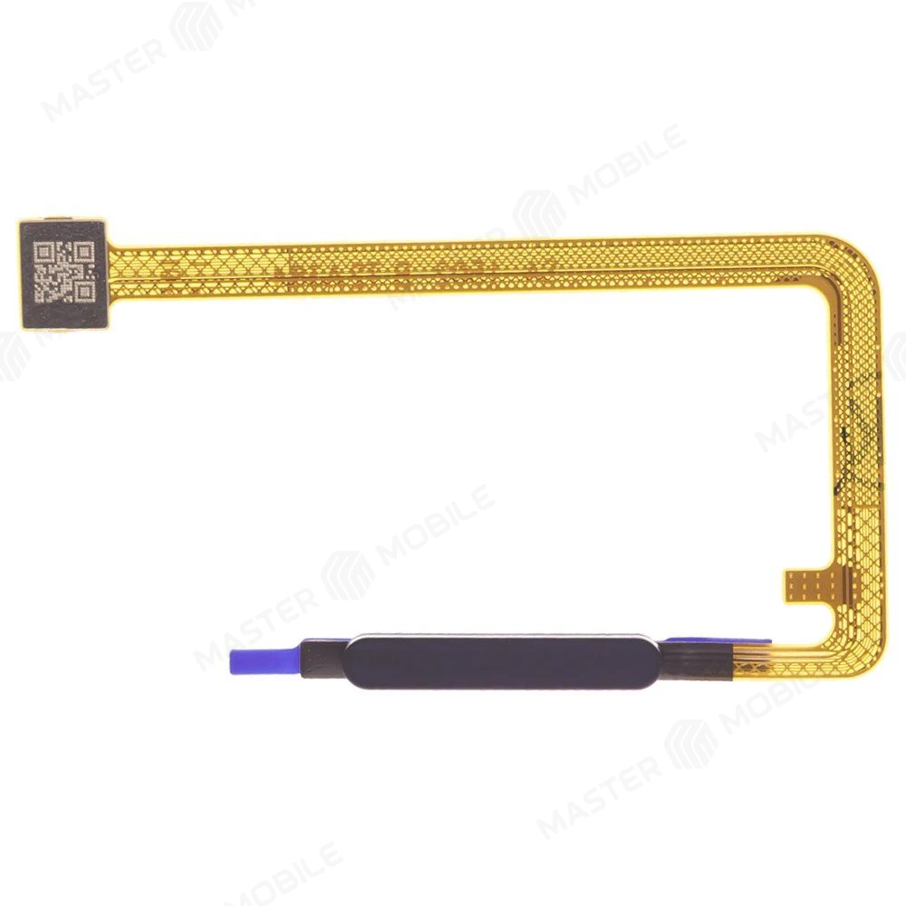 Шлейф для Samsung A075 Galaxy A07 4G с комп. + сканер отпечатка пальца (черный) фото №1