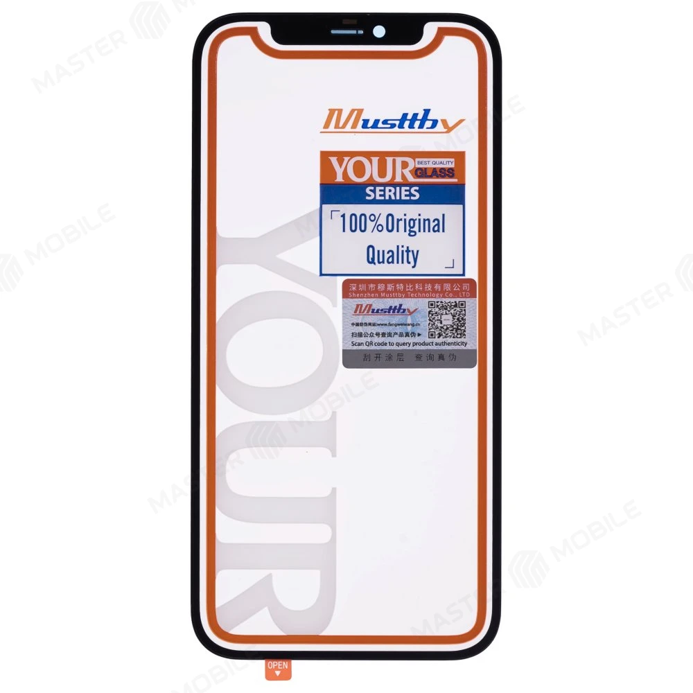 Стекло модуля для Apple iPhone 12 / iPhone 12 Pro + OCA (Musttby) (Premium) фото №1