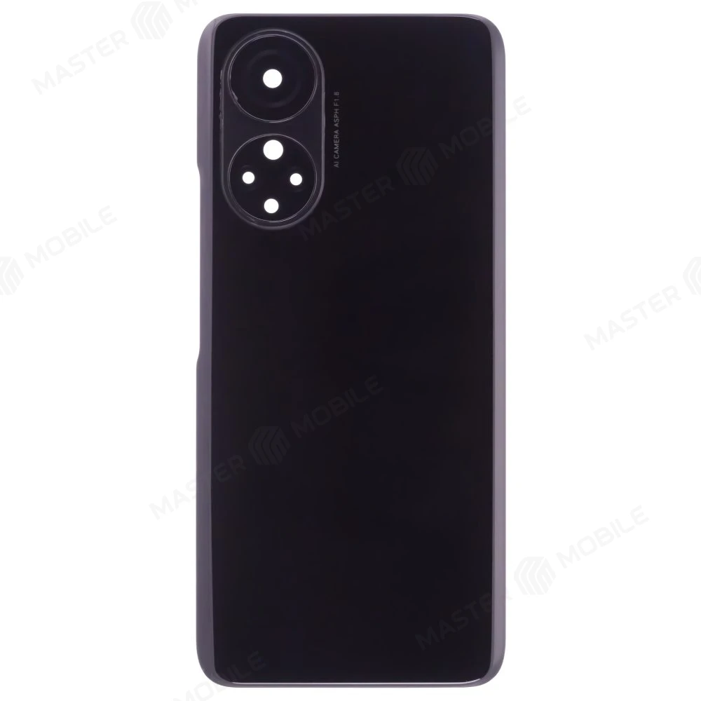 Задняя крышка для Huawei Honor X7 (CMA-LX1) (черный) (в сборе со стеклом камеры)