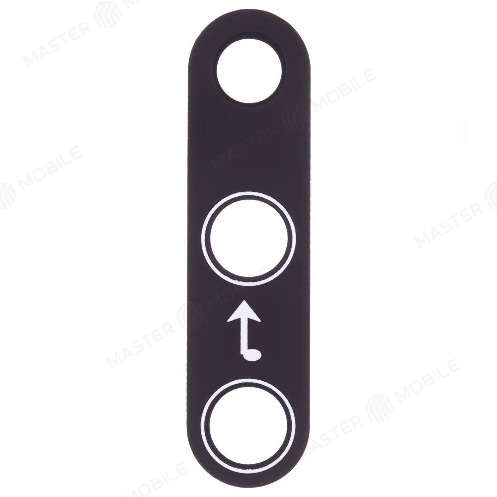 Стекло задней камеры для Huawei Honor 10i (HRY-LX1T) / Honor 20i (HRY-AL00T) (без рамки) (черный) фото №2