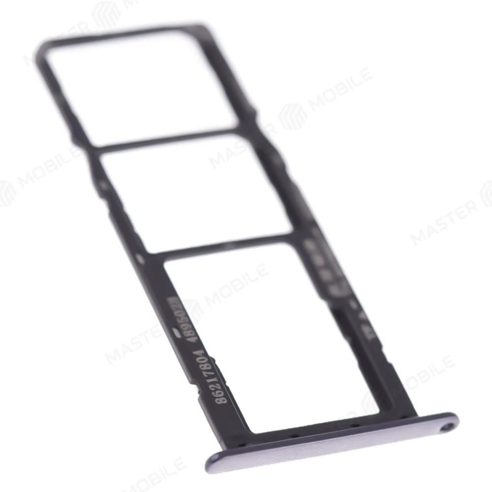 Держатель сим-карты для Huawei Y6 2018 (ATU-L11) (черный) фото №3