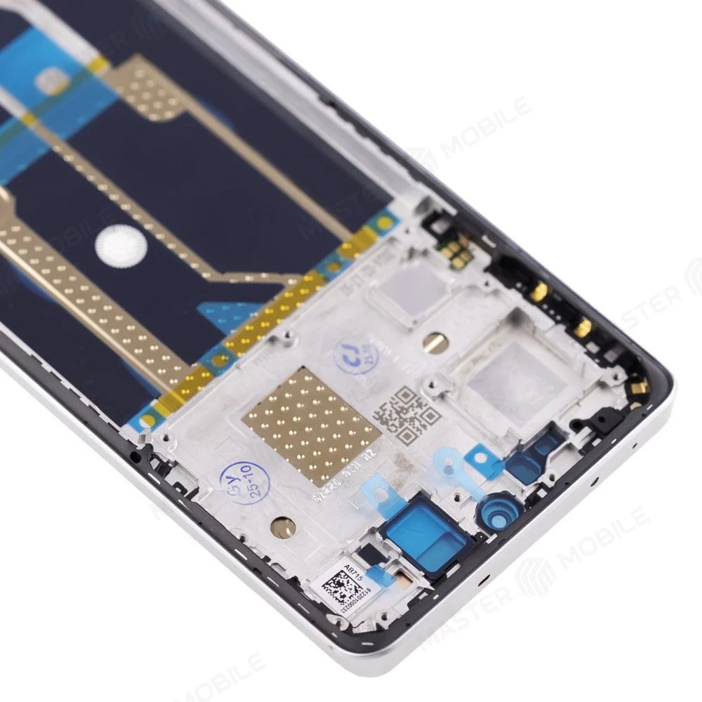 Дисплей для Realme GT 6T (RMX3853) + тачскрин (серебристый) (в рамке) (ORIG100) (SP) фото №3