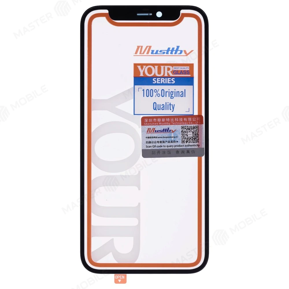 Стекло модуля для Apple iPhone 12 mini + OCA (Musttby) (Premium)