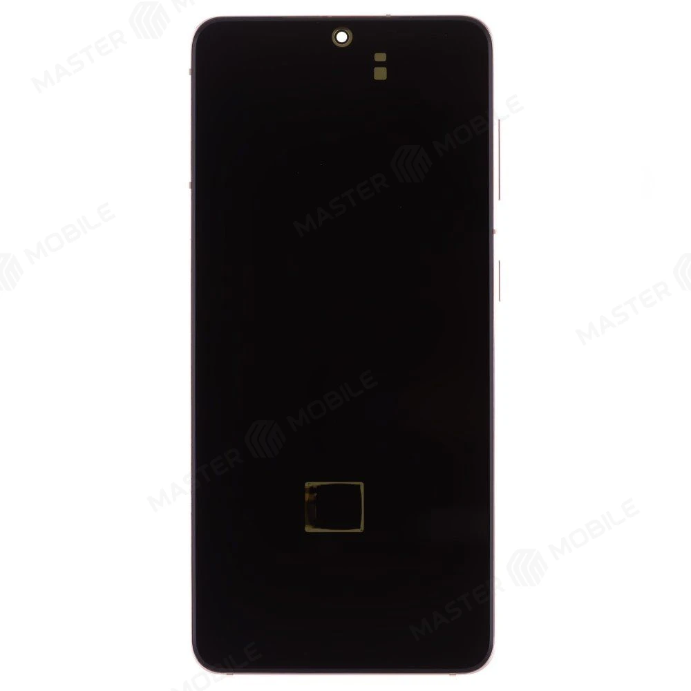 Дисплей для Samsung G991 Galaxy S21 + тачскрин (розовый) (в рамке) (ORIG100) (возможен дефект ЛКП) фото №1