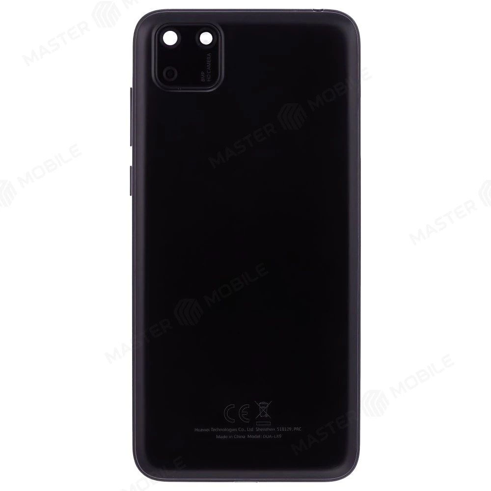 Задняя крышка для Huawei Honor 9S (DUA-LX9) / Y5p (DRA-LX9) (черный) (в сборе со стеклом камеры)