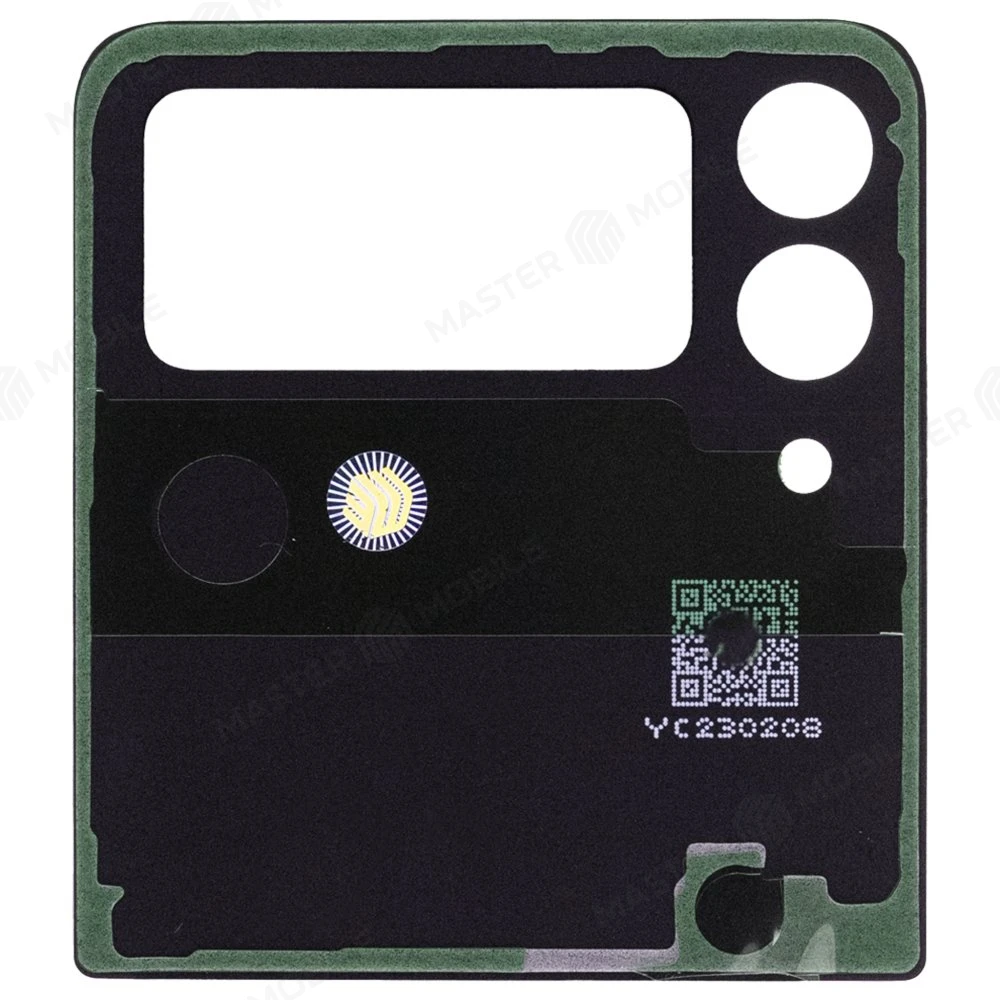 Задняя крышка для Samsung F711 Galaxy Z Flip 3 (серый) (комплект) фото №5