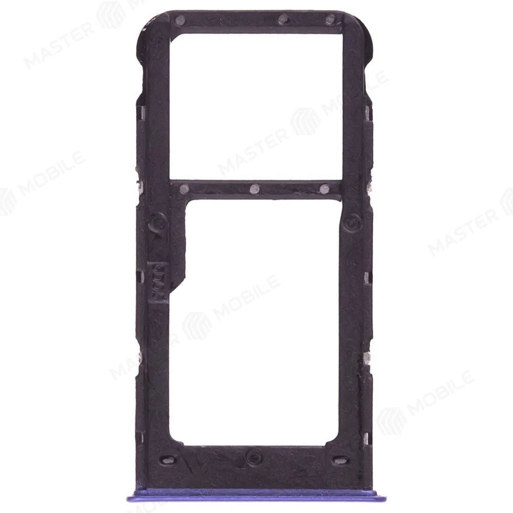 Держатель сим-карты для Huawei P Smart (FIG-LX1) (синий) фото №2