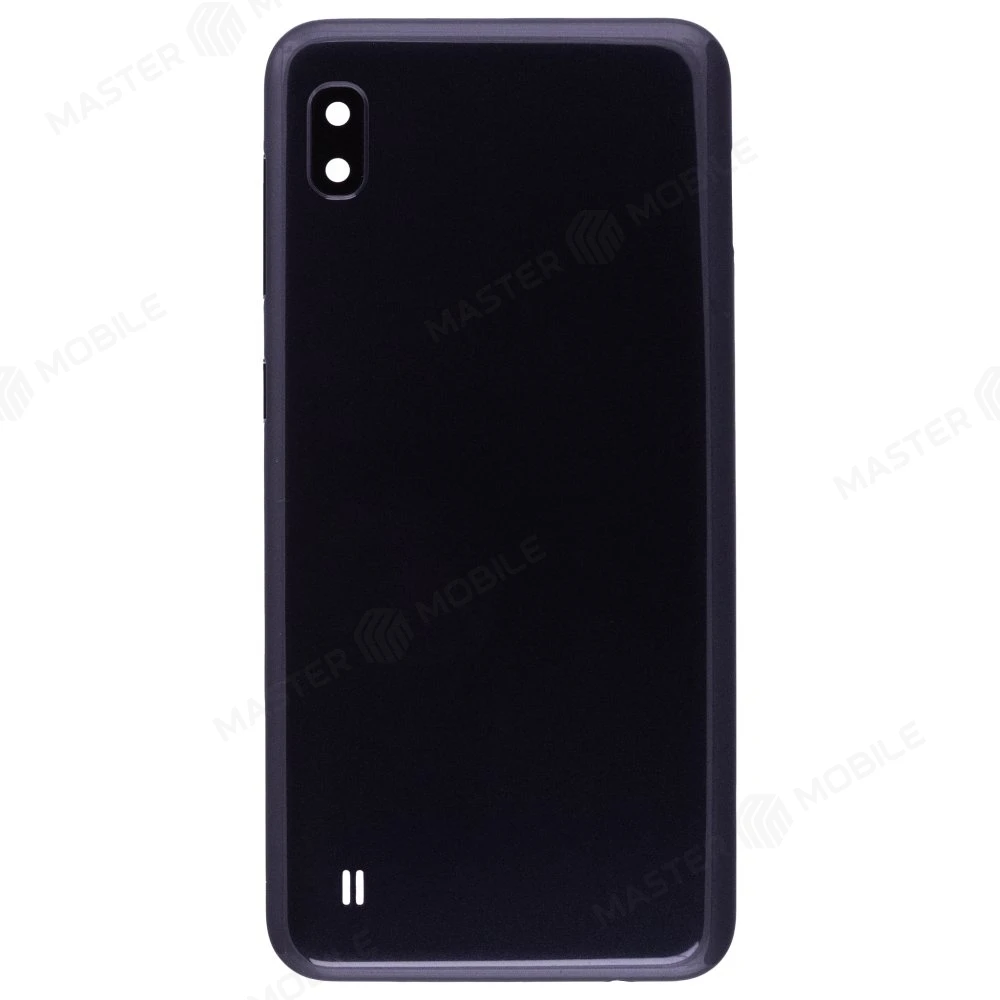Задняя крышка для Samsung A105 Galaxy A10 (черный) (в сборе со стеклом камеры)