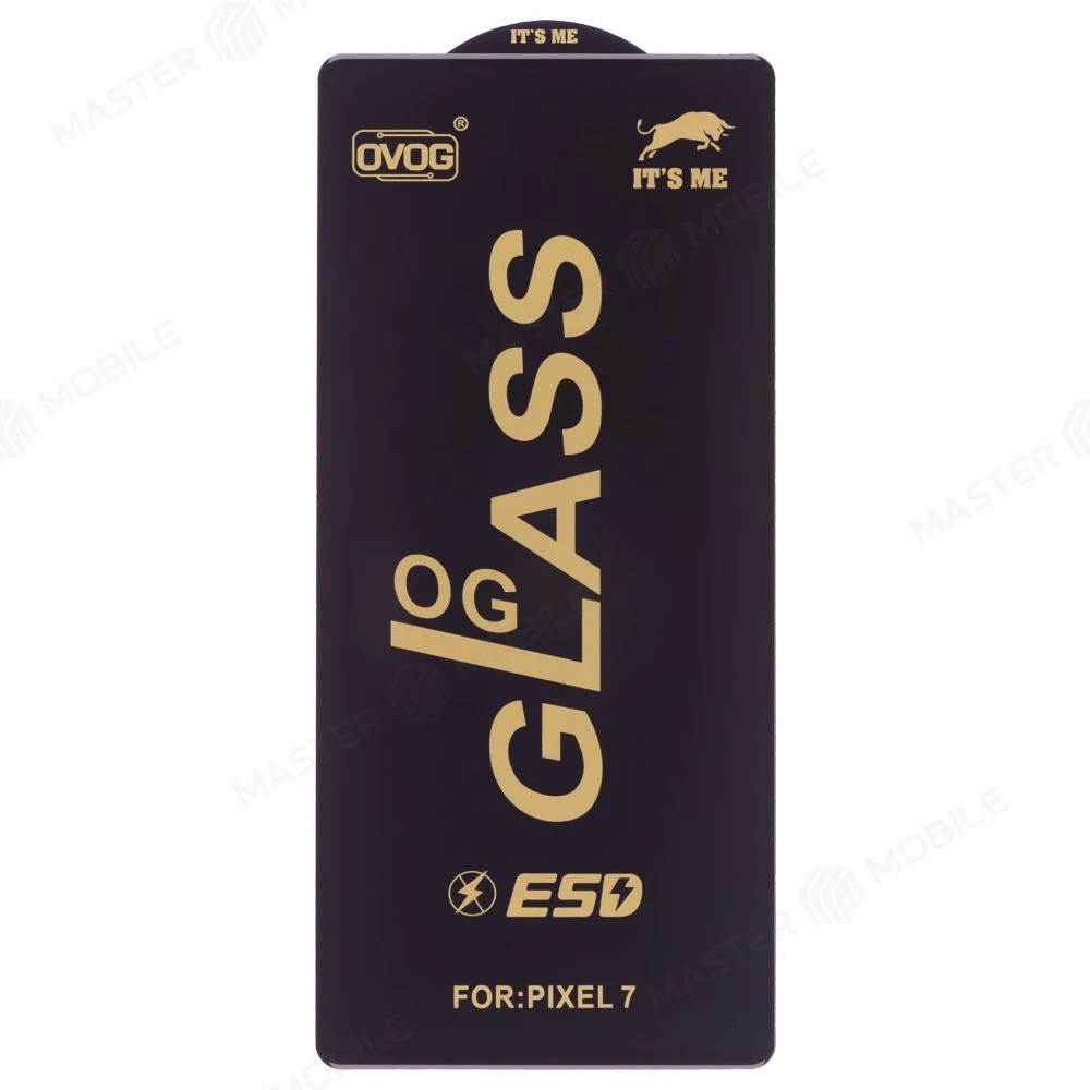 Защитное стекло OG Glass для Google Pixel 7 (GVU6C/GQML3/GO3Z5) (черный)
